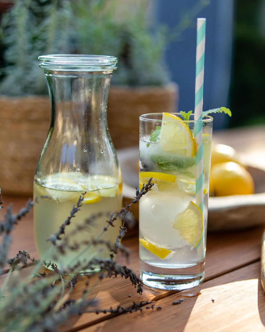 levandulová limonáda
